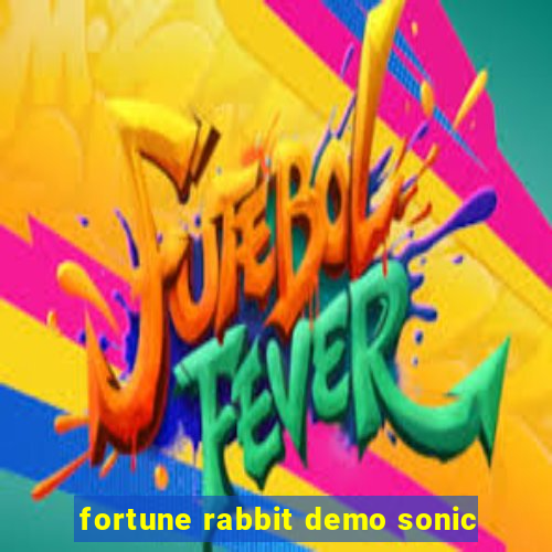 fortune rabbit demo sonic